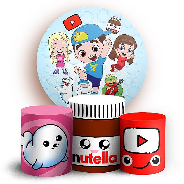 KIT Redondo e Trio - Luccas Neto - Sublimado 3D