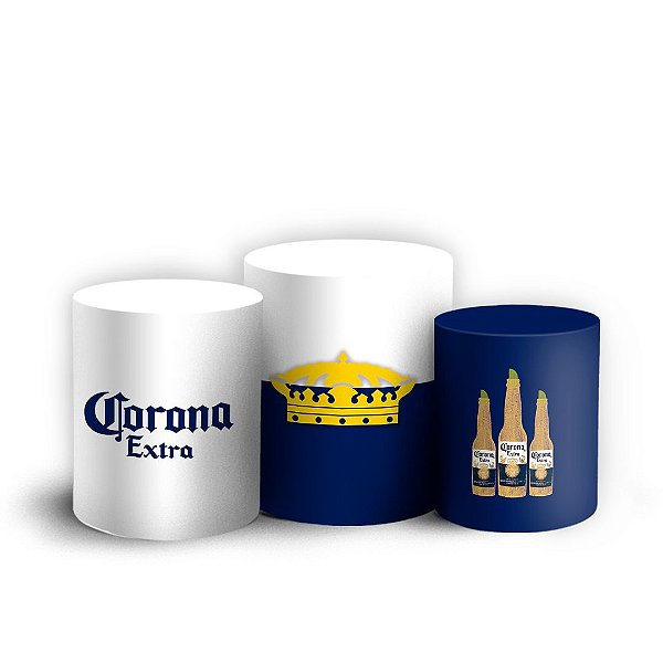 Trio Cilindro - Corona - Sublimado 3D + Elástico