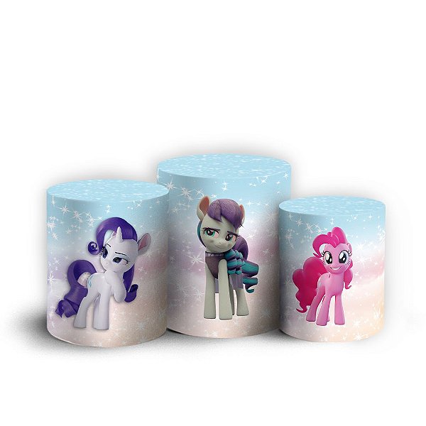 Trio Cilindro - My Little Pony - Sublimado 3D + Elástico