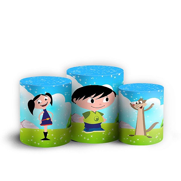 Trio Cilindro - Show da Luna - Sublimado 3D + Elástico