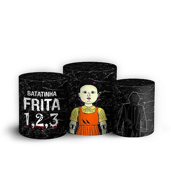 Capas Trio Cilindro Sublimado Vest Facil - Round 6