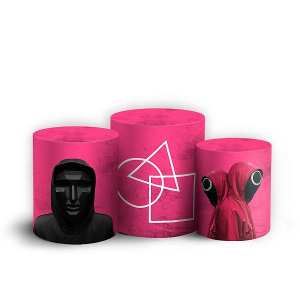 Capas Trio Cilindro Sublimado Vest Facil - Round 6