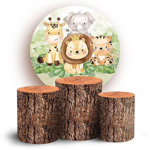 KIT Redondo e Trio - Safari - Sublimado 3D