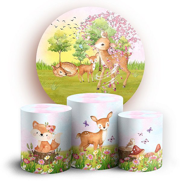 KIT Redondo e Trio - Safari - Sublimado 3D