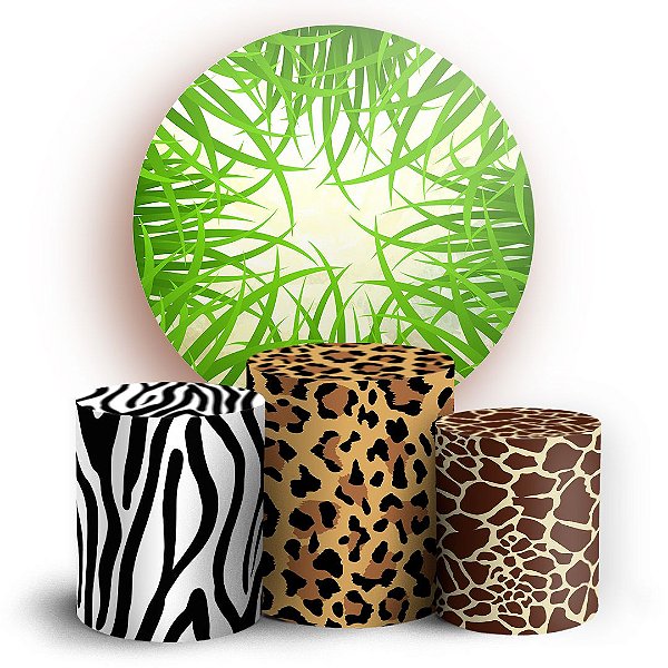 KIT Redondo e Trio - Safari - Sublimado 3D