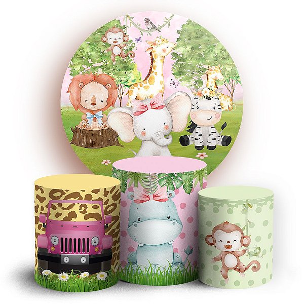 KIT Redondo e Trio - Safari - Sublimado 3D