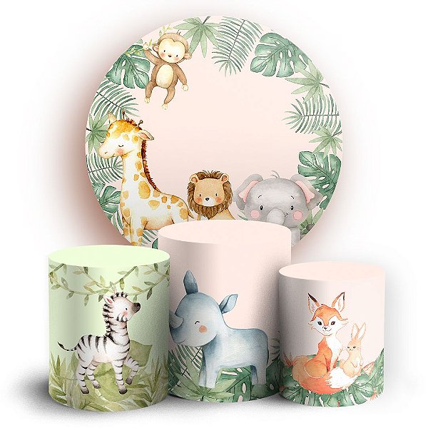 KIT Redondo e Trio - Safari - Sublimado 3D