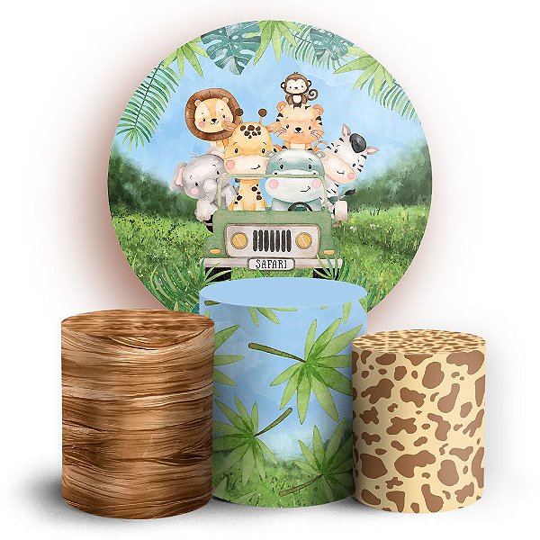 KIT Redondo e Trio - Safari - Sublimado 3D