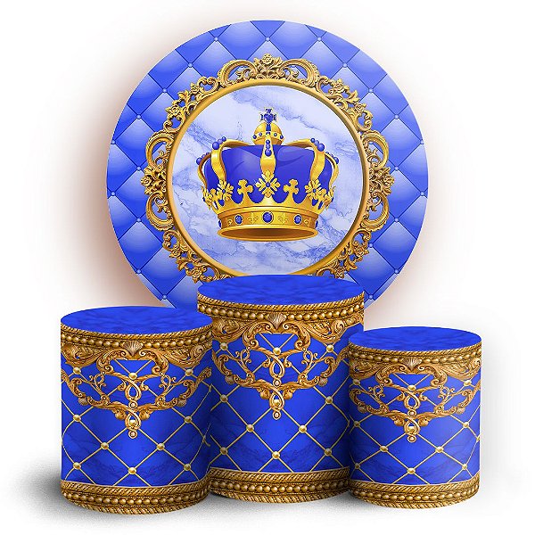 KIT Redondo e Trio - Realeza - Sublimado 3D