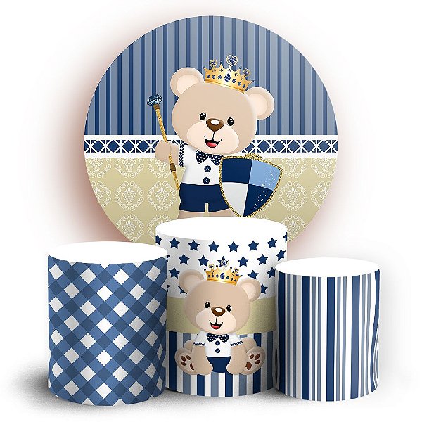 KIT Redondo e Trio - Principe Urso - Sublimado 3D