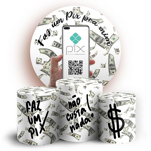 KIT Redondo e Trio - Pix - Sublimado 3D