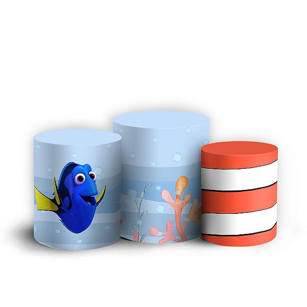 Capas Trio Cilindro Sublimado Vest Facil - Nemo
