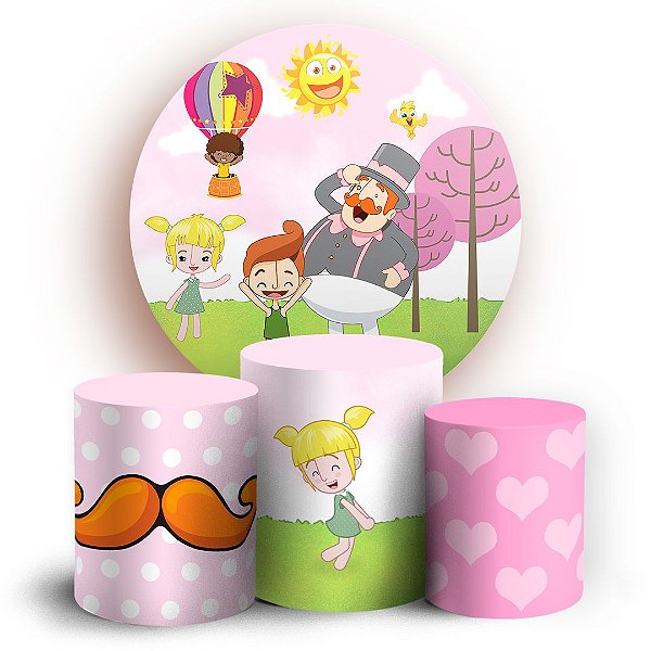 KIT Redondo e Trio - Mundo Bita - Sublimado 3D