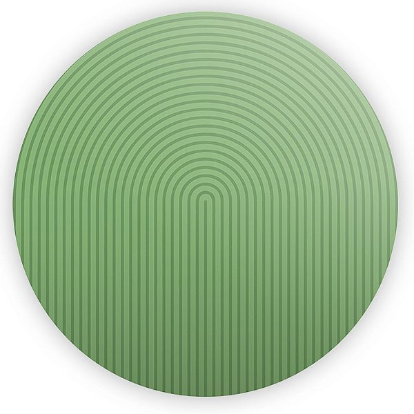 Painel Redondo - Bohos Verde - Sublimado 3D