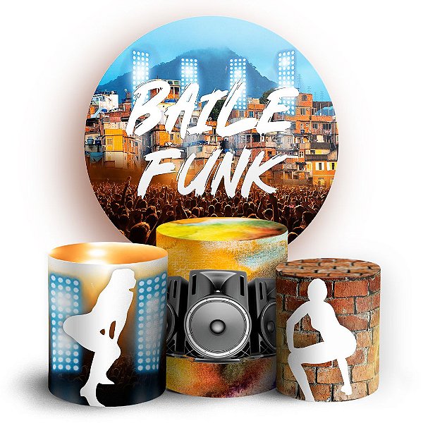 KIT Redondo e Trio - Baile Funk - Sublimado 3D