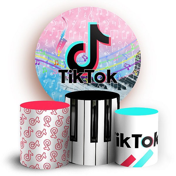 KIT Redondo e Trio - TikTok - Sublimado 3D