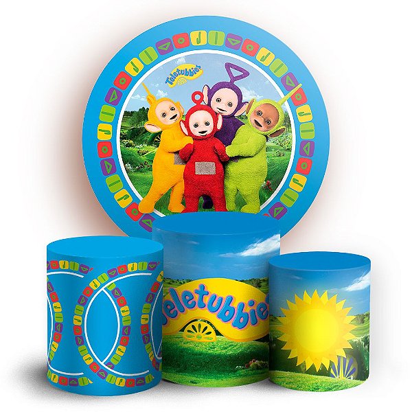 KIT Redondo e Trio - Teletubbies - Sublimado 3D