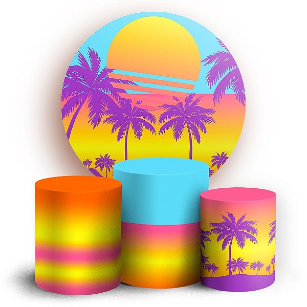 KIT Redondo e Trio - Tardezinha - Sublimado 3D