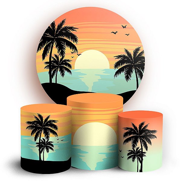 KIT Redondo e Trio - Tardezinha - Sublimado 3D