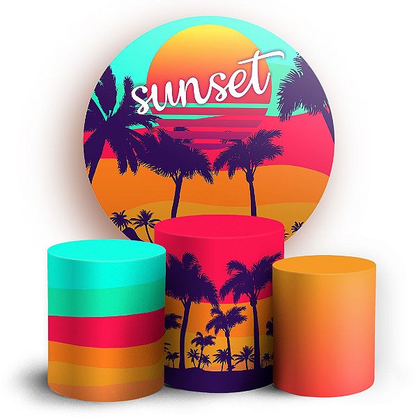 KIT Redondo e Trio - Tardezinha - Sublimado 3D