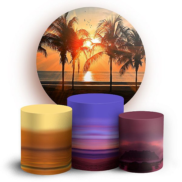 KIT Redondo e Trio - Tardezinha - Sublimado 3D