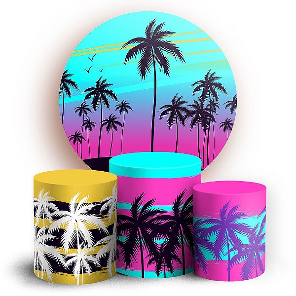 KIT Redondo e Trio - Tardezinha - Sublimado 3D