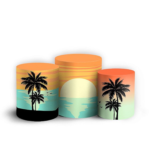 Capas Trio Cilindro Sublimado Vest Facil - Tardezinha