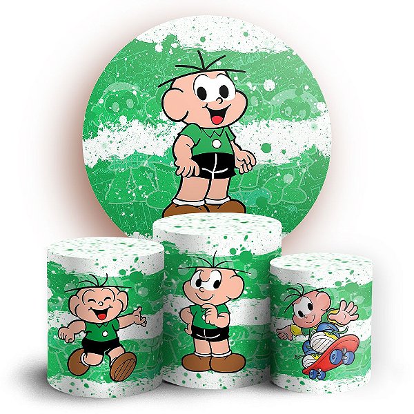 KIT Redondo e Trio -  Turma da Mônica - Sublimado 3D