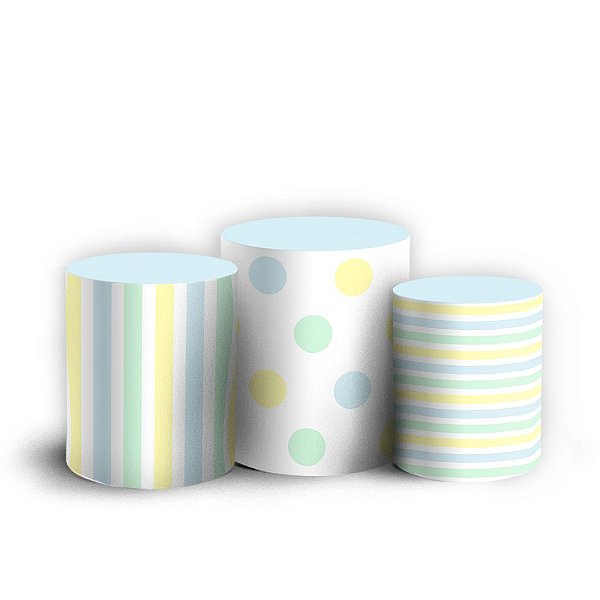 Capas Trio Cilindro Sublimado Vest Facil - Toy Story