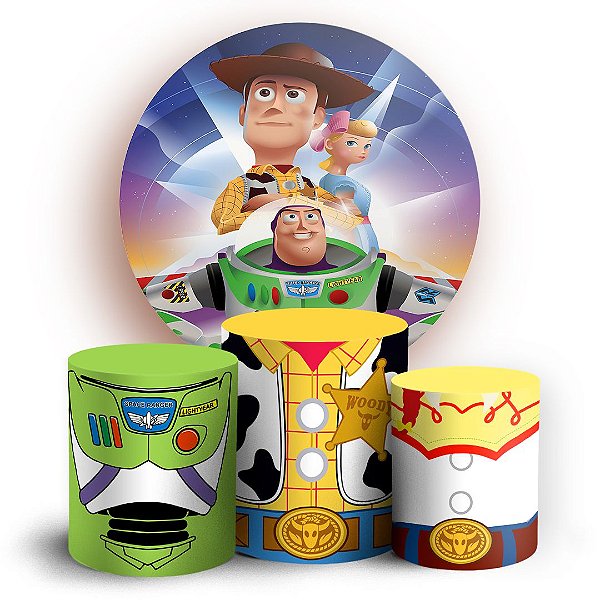 KIT Redondo e Trio -  Toy Story - Sublimado 3D