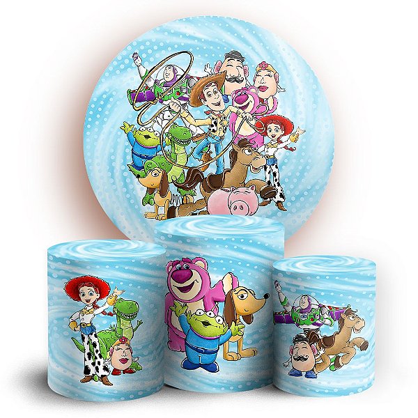 KIT Redondo e Trio -  Toy Story - Sublimado 3D