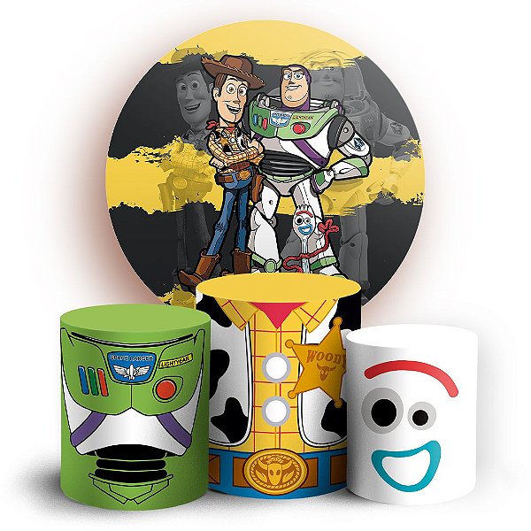 KIT Redondo e Trio -  Toy Story - Sublimado 3D