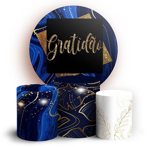 KIT Redondo e Trio - Gratidão - Sublimado 3D