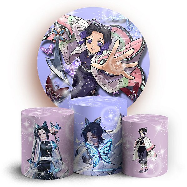 KIT Redondo e Trio - Kimetsu no Yaiba - Sublimado 3D