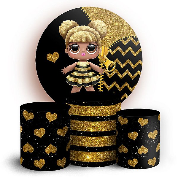 KIT Redondo e Trio - Lol Surprise - Sublimado 3D