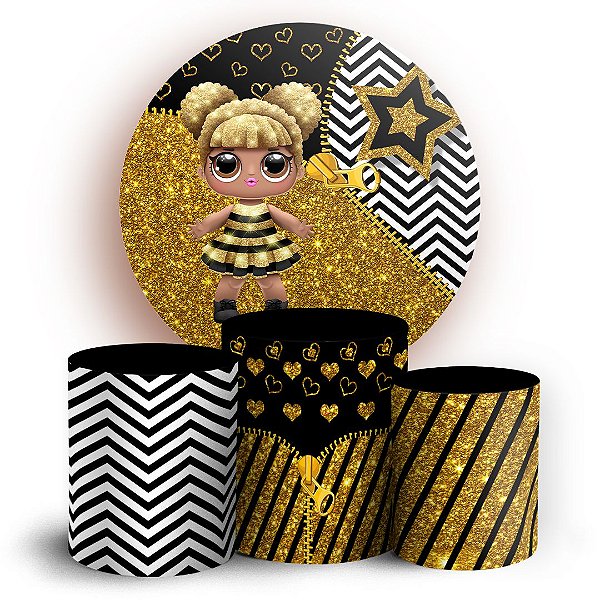 KIT Redondo e Trio - Lol Surprise - Sublimado 3D