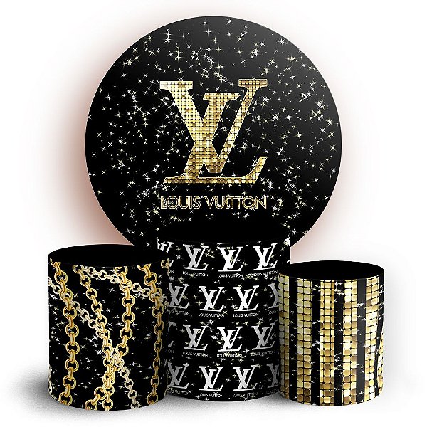 KIT Redondo e Trio - Louis Vuitton - Sublimado 3D
