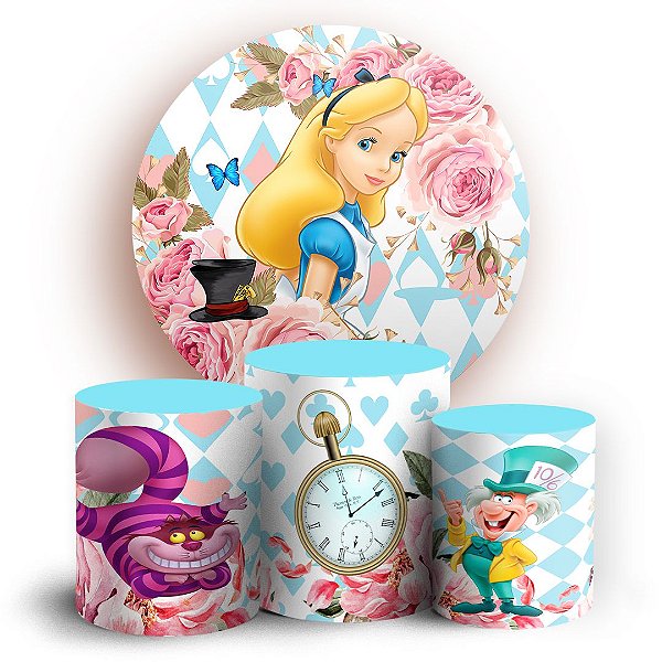 KIT Redondo e Trio - Alice - Sublimado 3D
