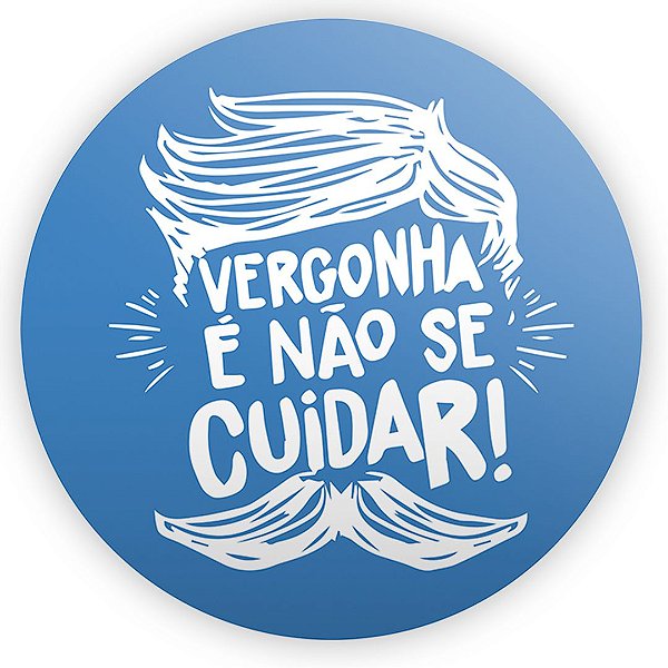 Painel Redondo - Novembro Azul - Sublimado 3D