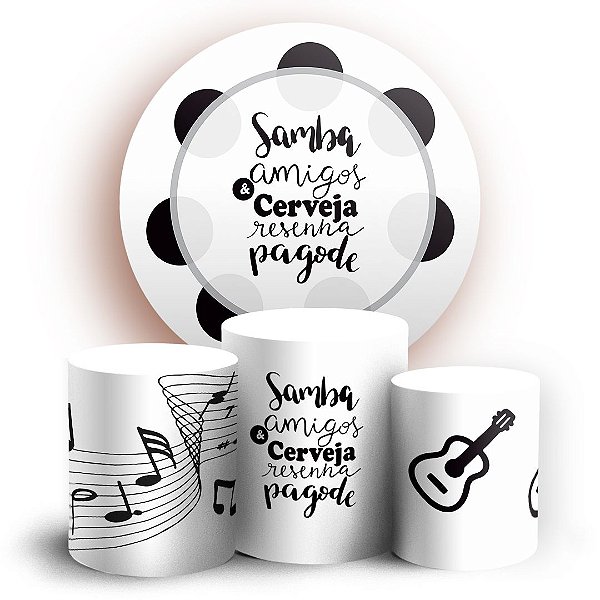 KIT Redondo e Trio -  Samba - Sublimado 3D