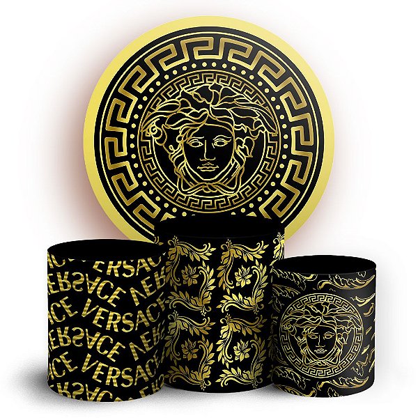 KIT Redondo e Trio -  Versace - Sublimado 3D