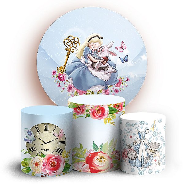 KIT Redondo e Trio - Alice - Sublimado 3D