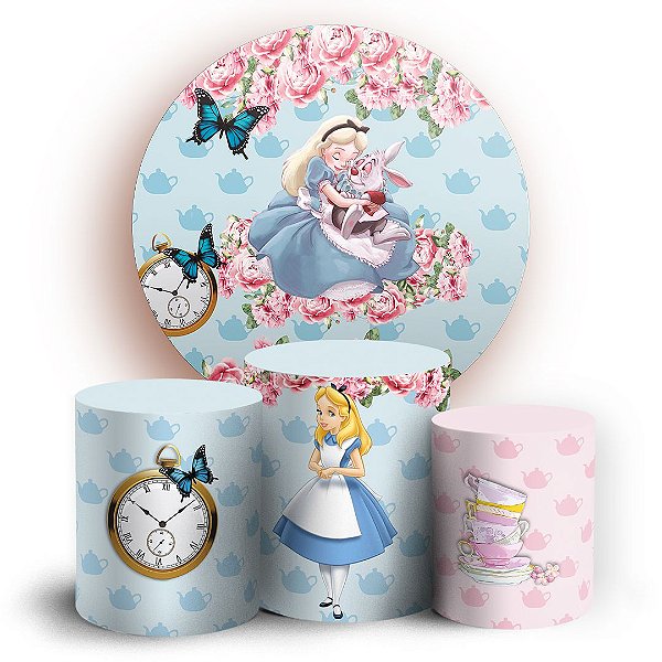 KIT Redondo e Trio - Alice - Sublimado 3D
