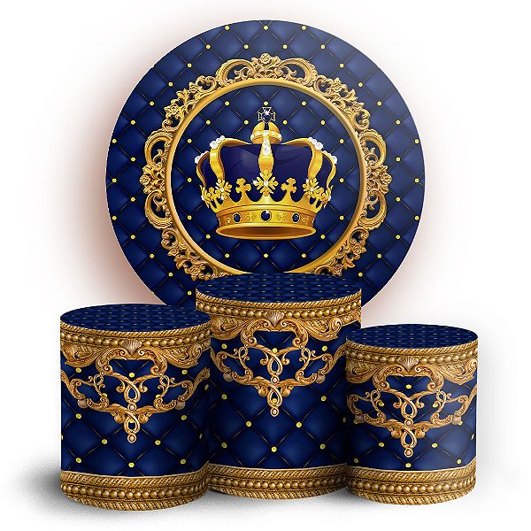 KIT Redondo e Trio - Realeza - Sublimado 3D
