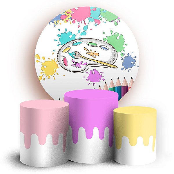 KIT Redondo e Trio - Pintando o 7 - Sublimado 3D