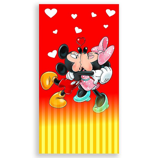 Faixa Lateral - Mickey e Minnie - Sublimado 3D