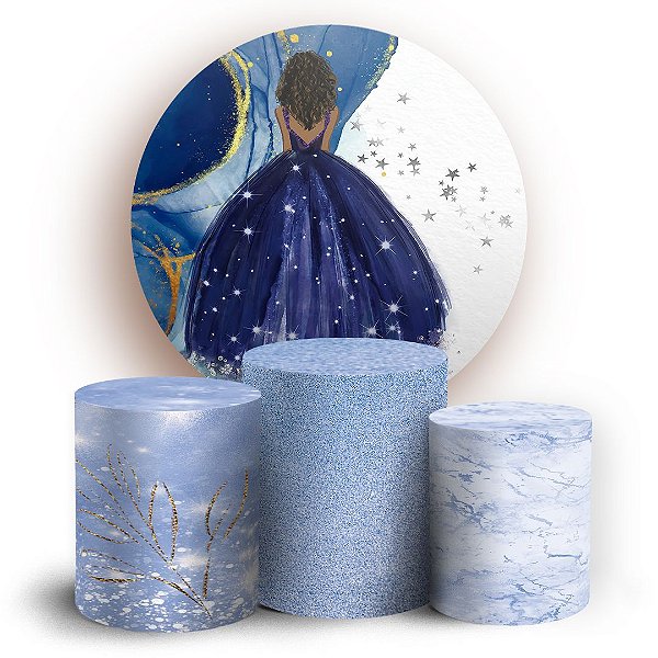 KIT Redondo e Trio - 15 Anos - Sublimado 3D