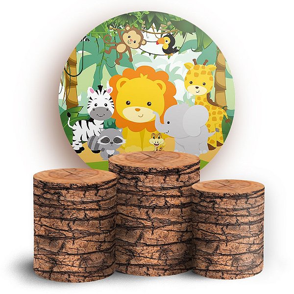 KIT Redondo e Trio - Safari - Sublimado 3D