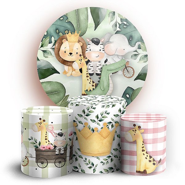 KIT Redondo e Trio - Safari - Sublimado 3D