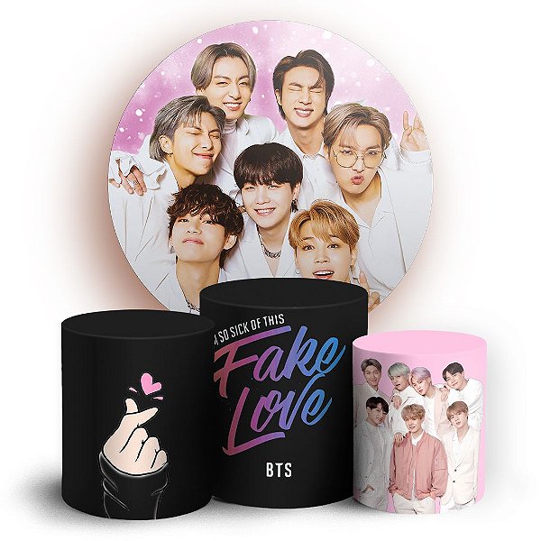 KIT Redondo e Trio - BTS - Sublimado 3D